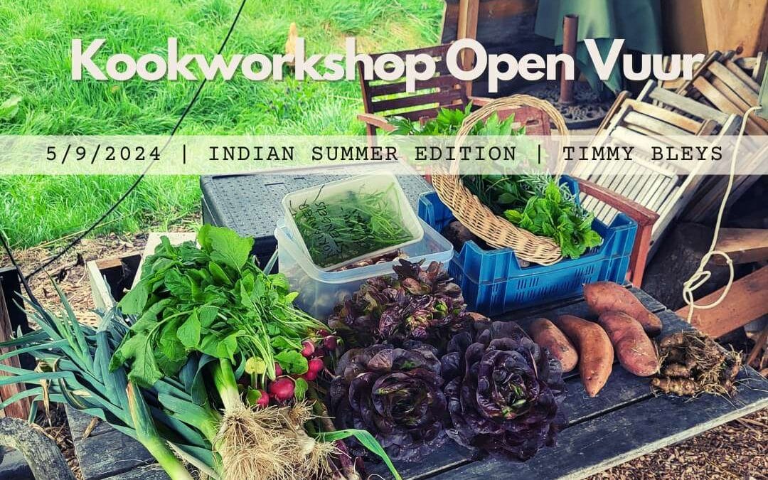 Kookworkshop Open Vuur – Indian Summer Edition | 5 september 2024