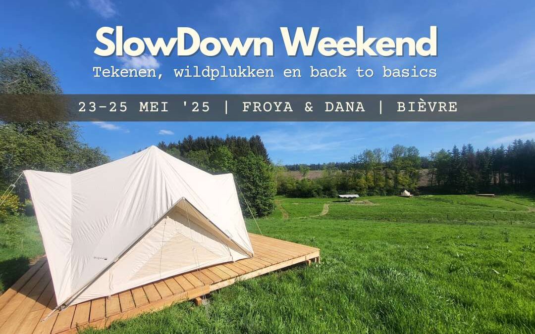 SlowDown Weekend – Tekenen en wildplukken | 23-25 mei 2025